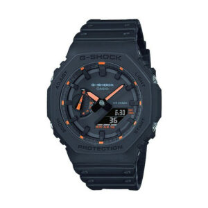 Men's Watch Casio G-Shock OAK - NEON ORANGE INDEX Black (Ø 45 mm)