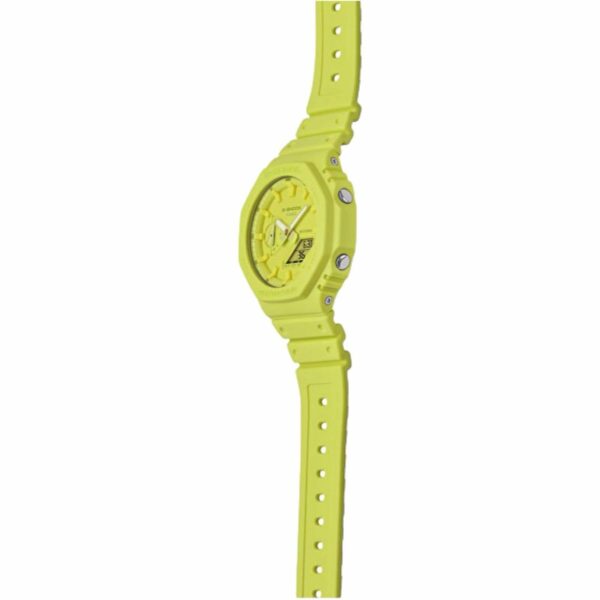 Unisex Watch Casio G-Shock GA-2100-9A9ER Yellow (Ø 44,5 mm) - Image 6
