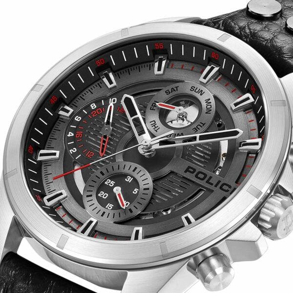 Men's Watch Police PEWJF0004601 Black Grey - Image 2