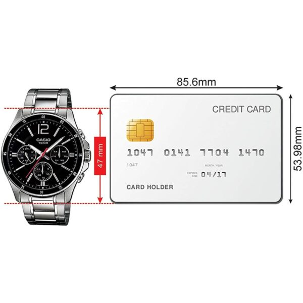 Men's Watch Casio Silver Black (Ø 43,5 mm) - Image 2