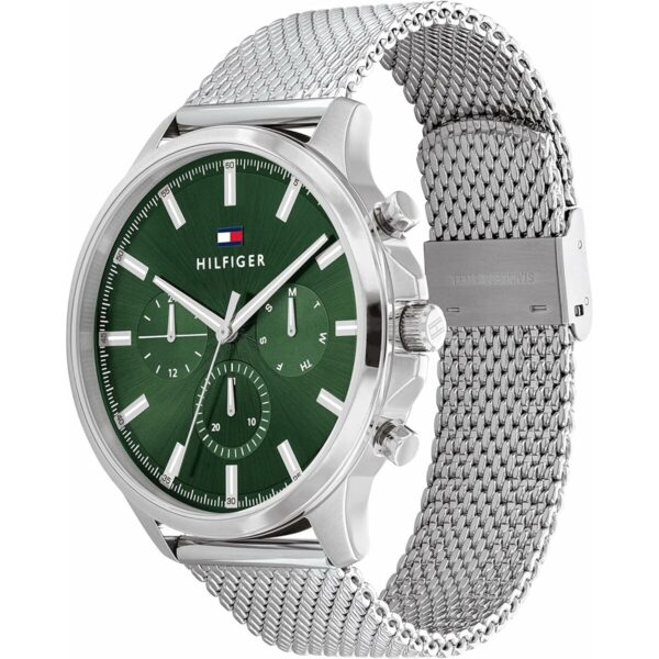 Men's Watch Tommy Hilfiger 1683474 Green Silver - Image 2