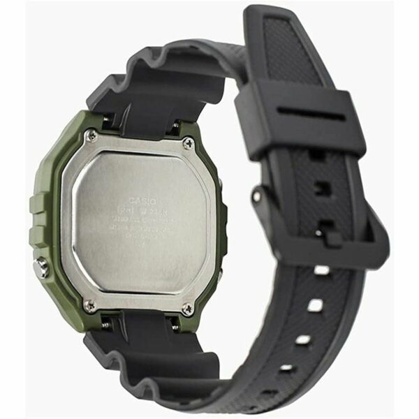 Men's Watch Casio W-218H-3AVEF Black Green - Image 2