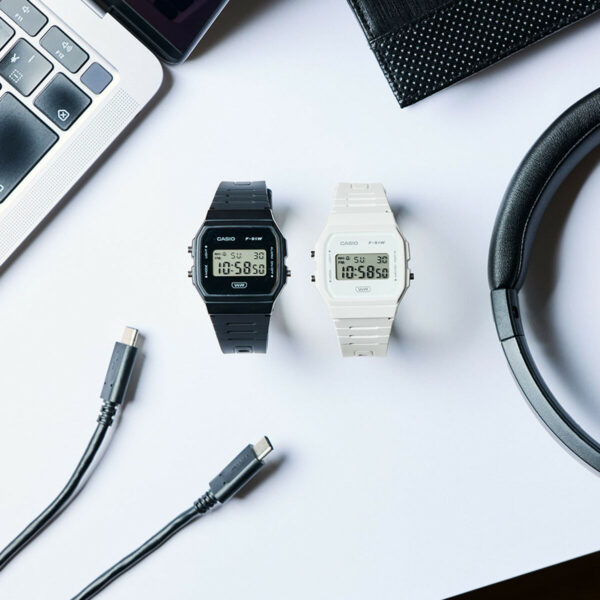 Men's Watch Casio F-91WB-1AEF (Ø 35 mm) - Image 4
