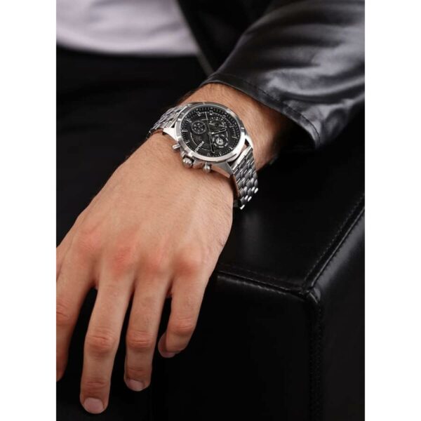 Men's Watch Police PEWJK0004605 Black Silver - Image 2